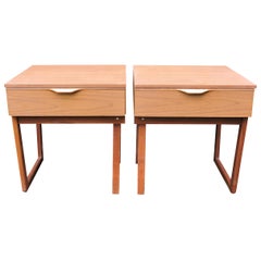 Midcentury Nightstands from Europa, Set of 2