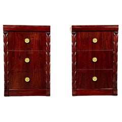 Midcentury Nightstands Side Tables in Rosewood by John Stuart