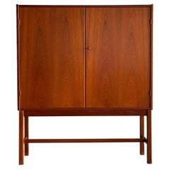 Midcentury Nils Jonsson for Troeds "Vreta" Cupboard or Bar in Teak, Sweden 1964