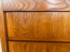 Midcentury Nine Drawers Huntley/ Thomasville Blond Oak Dresser