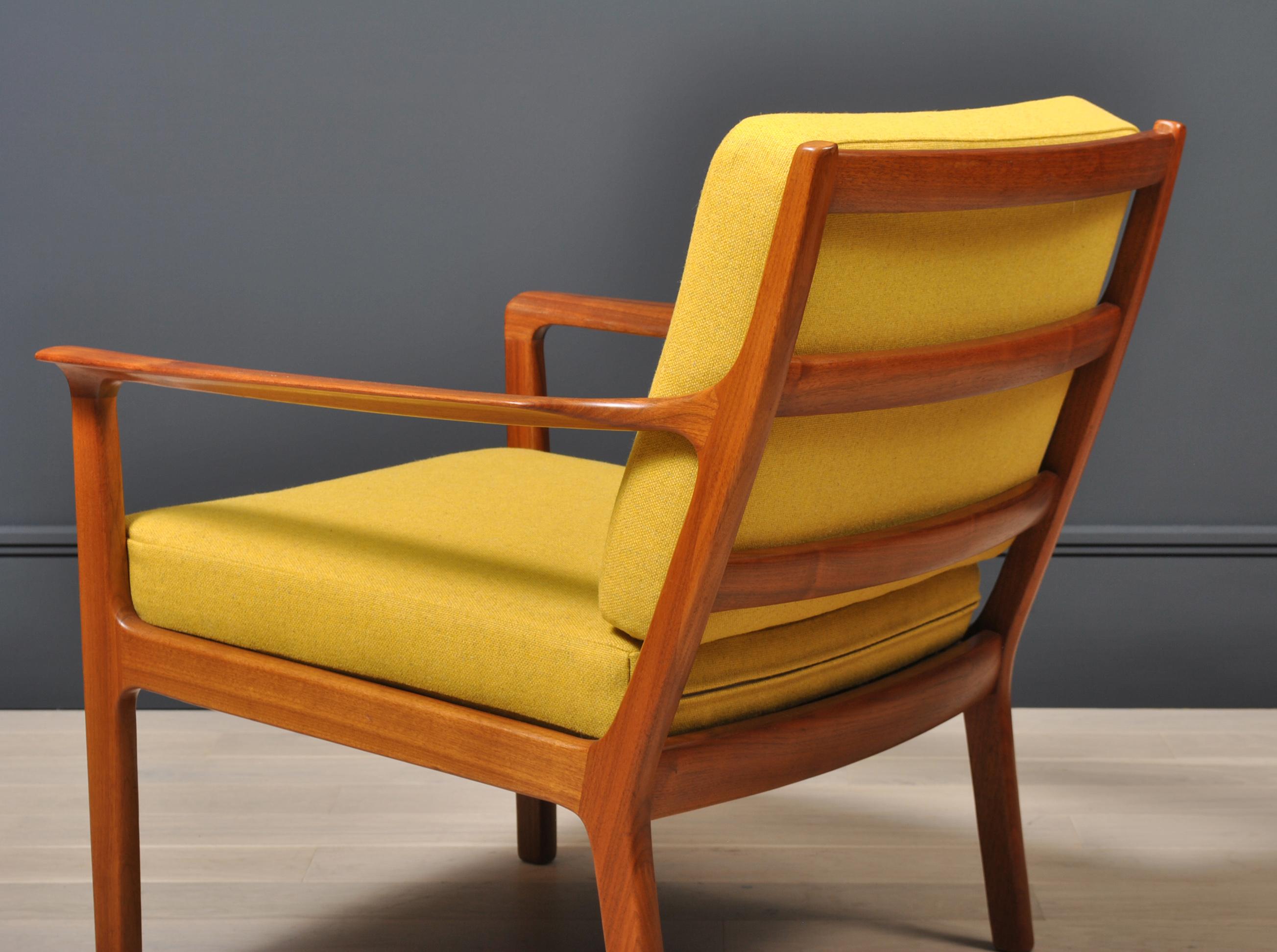 Walnut Midcentury Nordic Lounge Chair