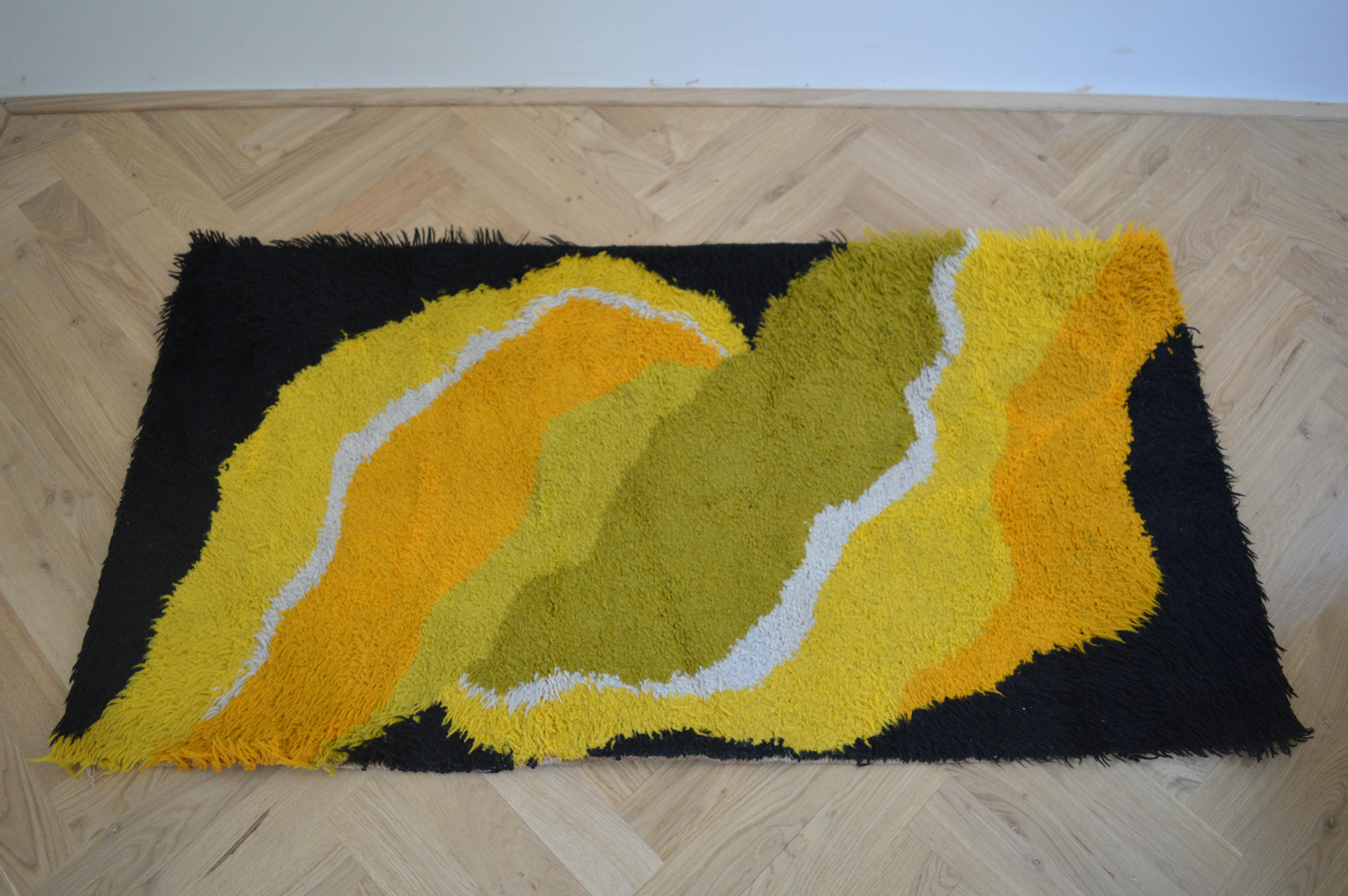 Midcentury Norwegian Carpet, Rug, 1960s For Sale 3