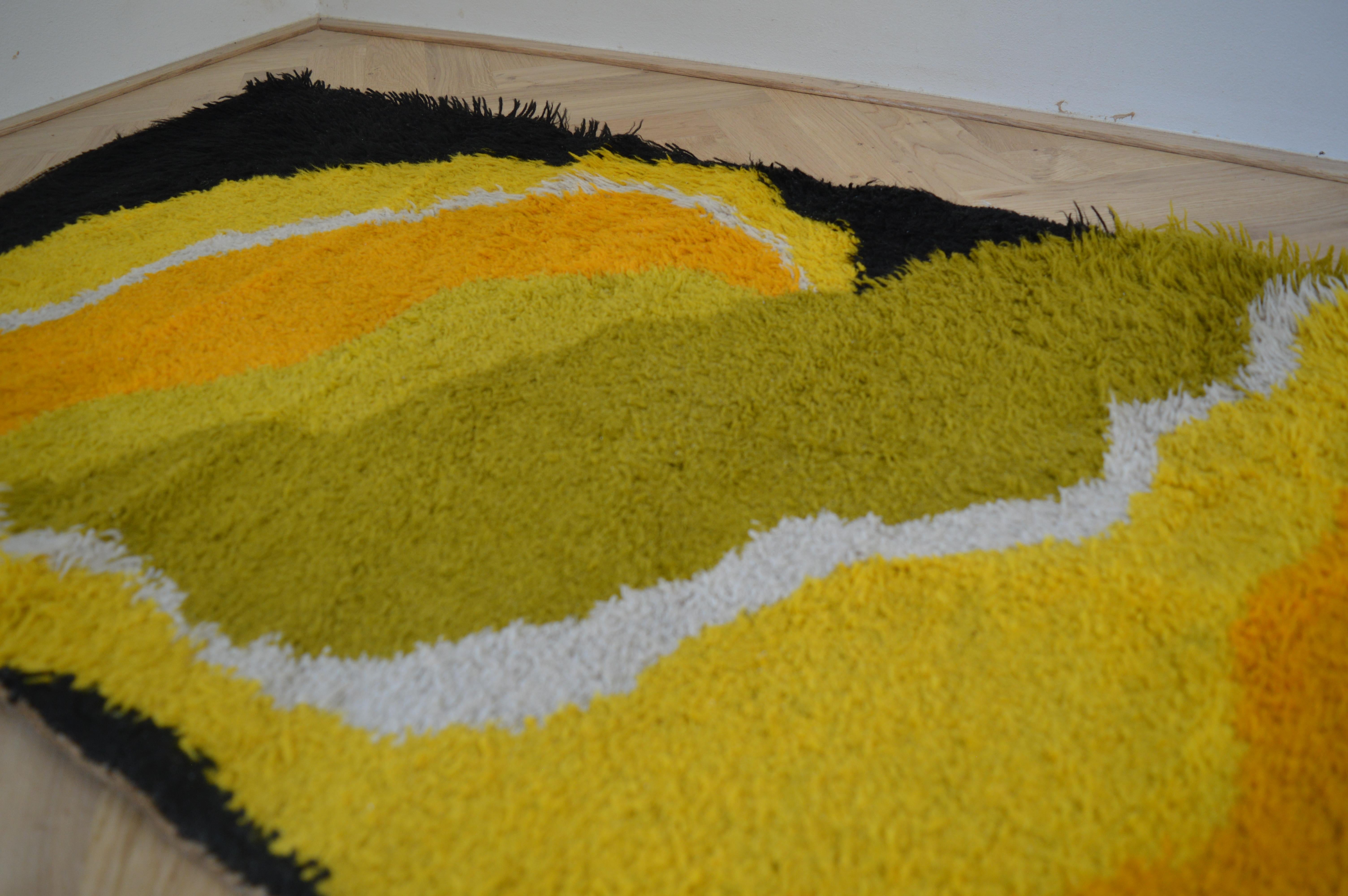 Mid-Century Modern Midcentury Norwegian Carpet, Rug, 1960s For Sale