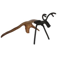 Mid-Century Norwegian Reindeer Antler Bottle Opener