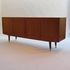 Midcentury Norwegian Sideboard in Teak by Fredrik Kayser for Gustav Bahus 1960s