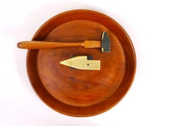Midcentury Nut Cracker Bowl, Hammer & Anvil by Richard Rohac, Austria, 1950s