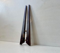 Midcentury Nutcracker in Rosewood & Brass by Poul Knudsen, 1960s