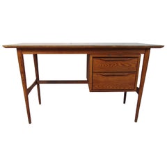 Vintage Midcentury Oak Desk by Heywood Wakefield