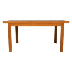 Midcentury Oak Frame Table by Moss Partners