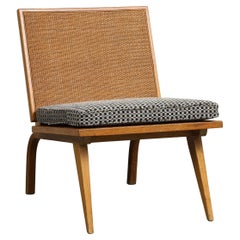 Midcentury Oak Lounge Chair by Edward Durell Stone for Fulbright