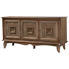 Midcentury Oak Sideboard, France, 1950s