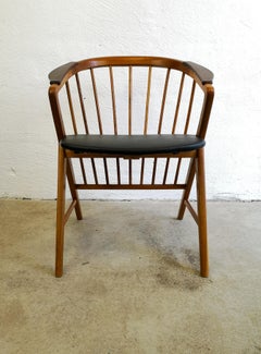 Midcentury Oak/Teak Easy Chair Ikea Bengt Ruda "Sierra" Sweden