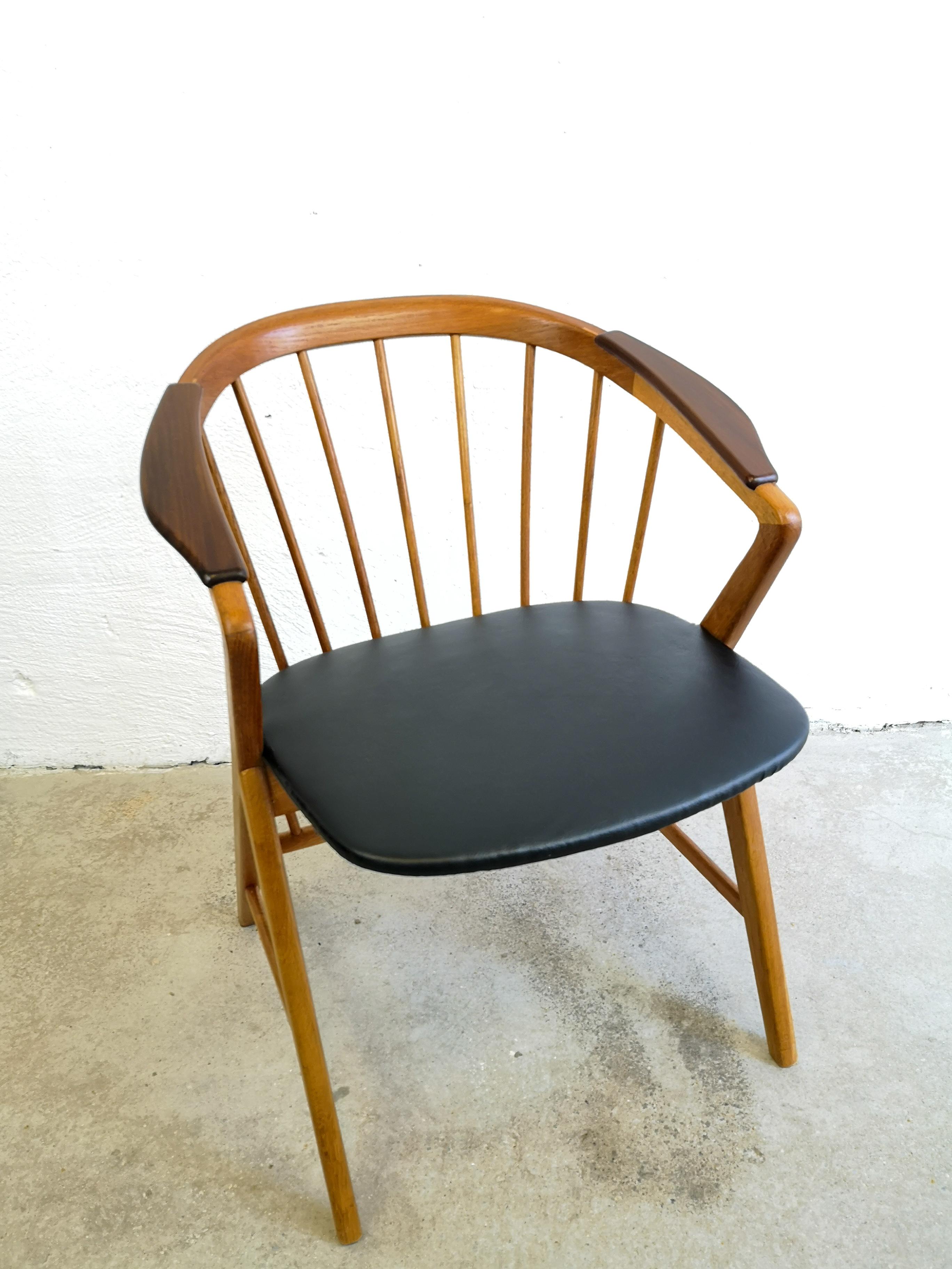 Swedish Midcentury Oak/Teak Easy Chair Ikea Bengt Ruda 