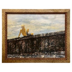 Peinture à l'huile du milieu du siècle dernier