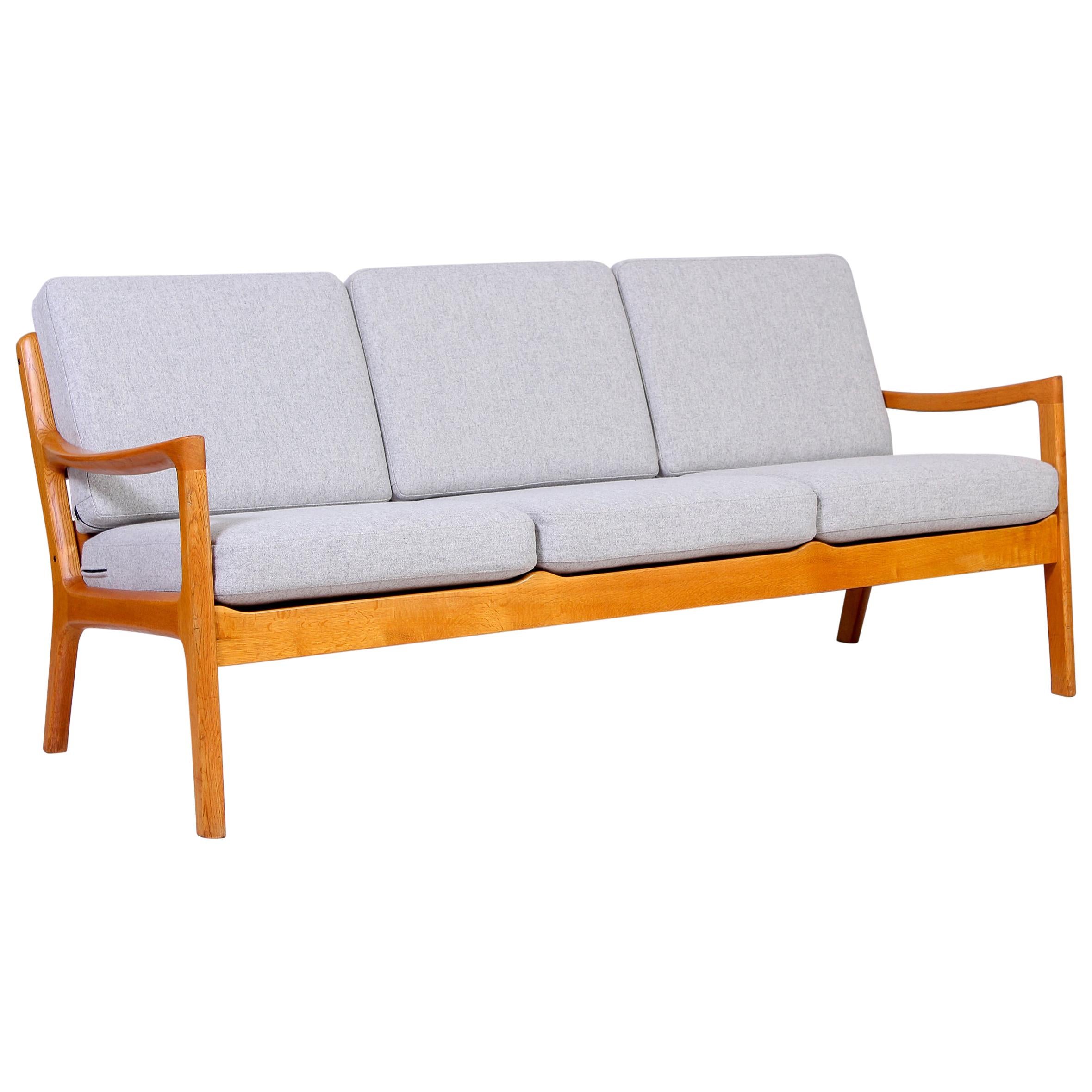 Midcentury Ole Wanscher "Senator" Oak Sofa by Cado, 1950s