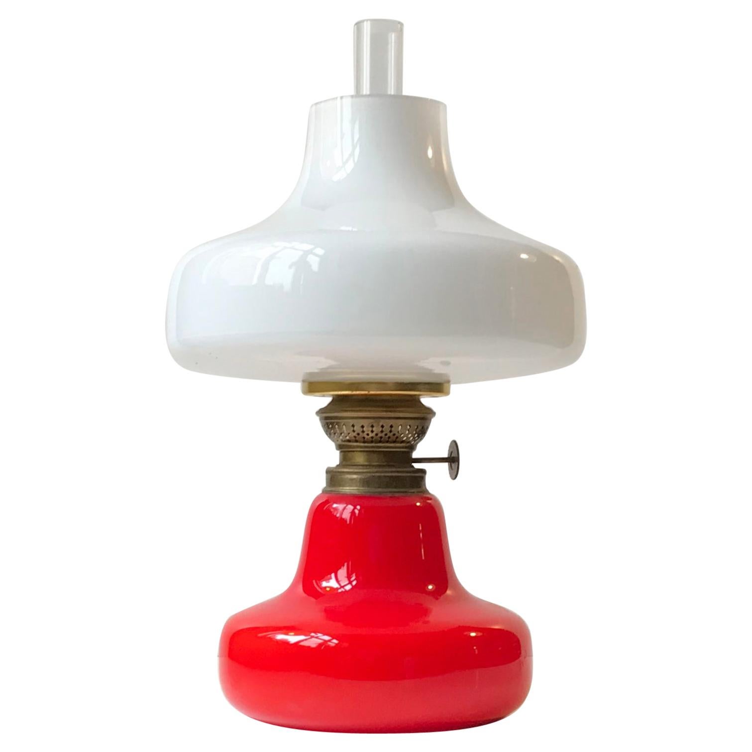 Midcentury Oline Oil Table Lamp from Fog & Mørup, 1960s For Sale