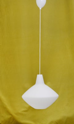 Midcentury Opaline Glass 'Onion' Lamp by Lisa Johansson-Pape