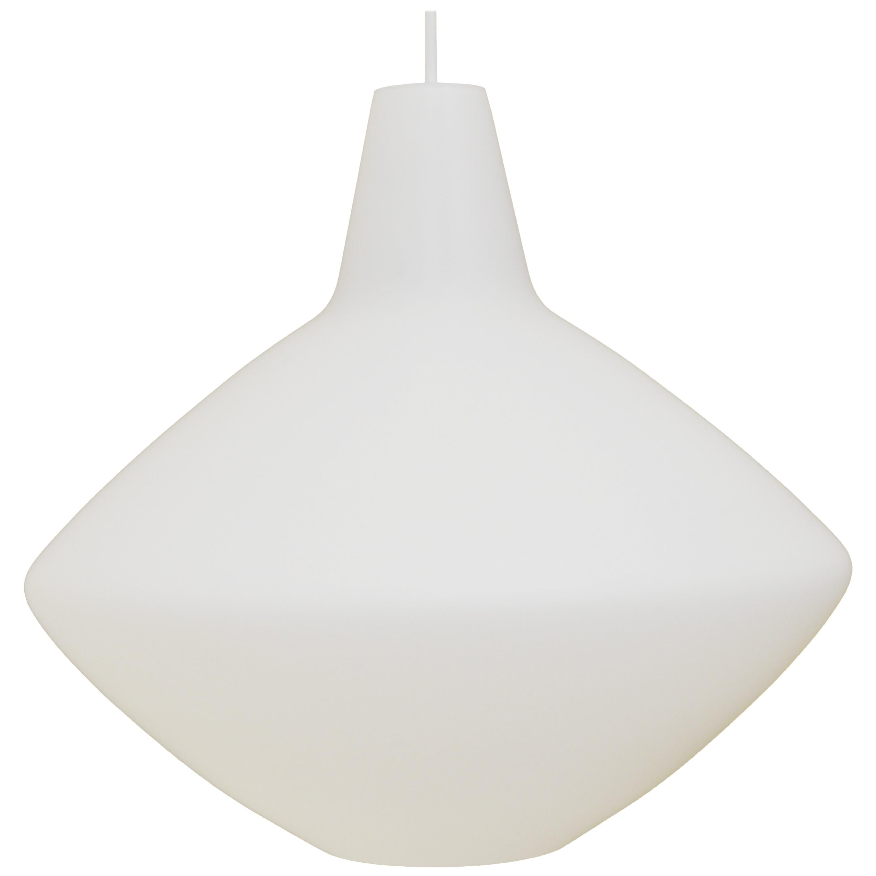 Midcentury Opaline Glass 'Onion' Lamp by Lisa Johansson-Pape For Sale