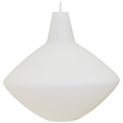 Midcentury Opaline Glass 'Onion' Lamp by Lisa Johansson-Pape