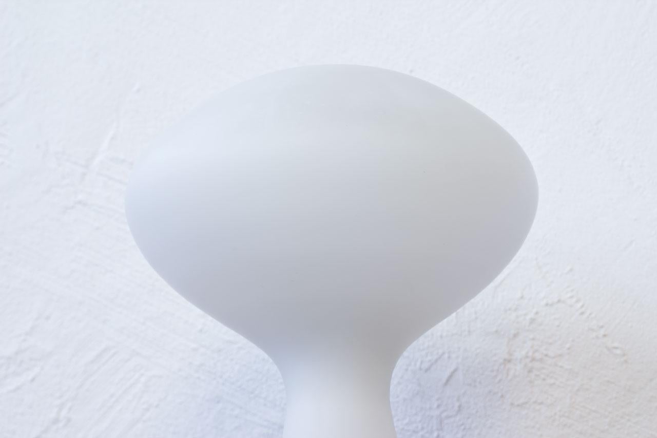 Mid-20th Century Midcentury Opaline Glass Table Lamp by Uno Westerberg for Böhlmarks, Sweden