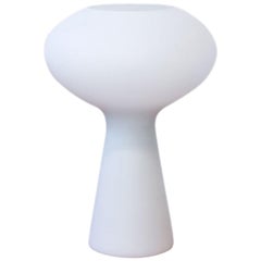 Midcentury Opaline Glass Table Lamp by Uno Westerberg for Böhlmarks, Sweden