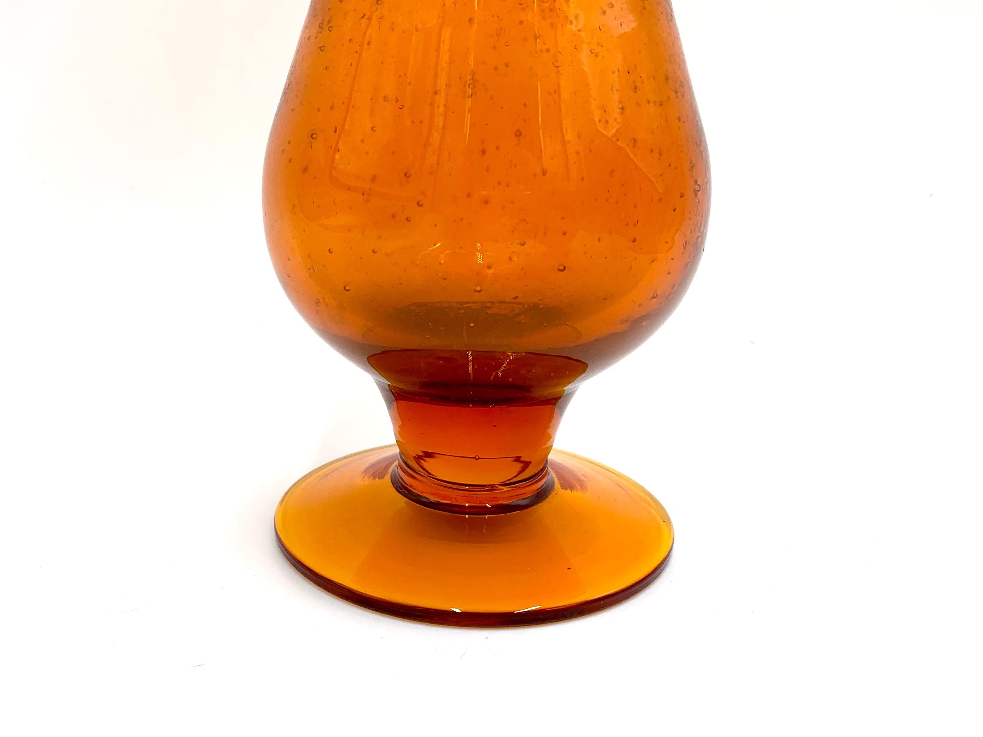 orange vase glass