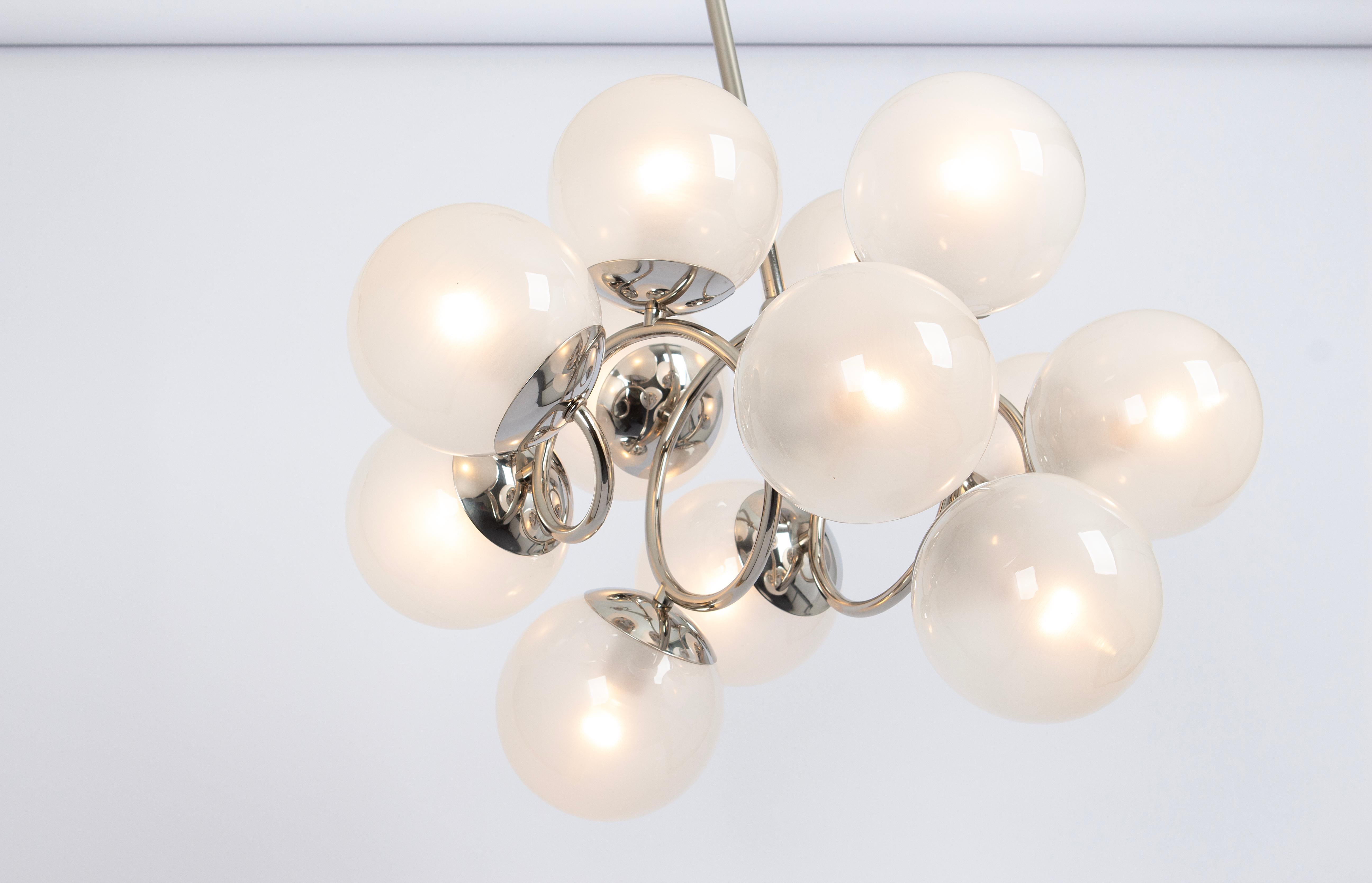 Late 20th Century Midcentury Orbital Pendant Lamp by Kaiser, Germany, 1960s For Sale