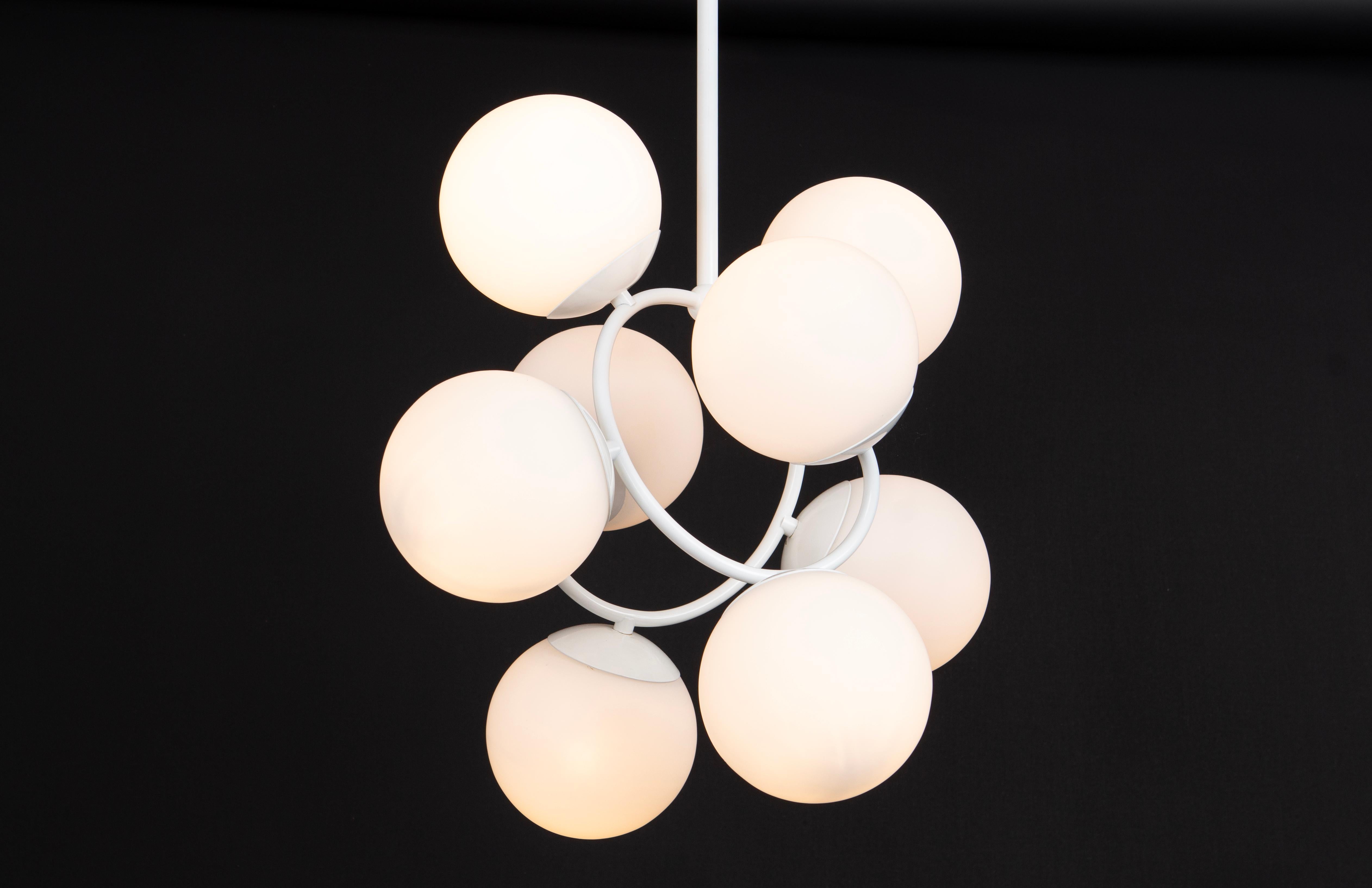 Lampada a sospensione orbitale del Medioevo di Kaiser, Germania, anni '60 in vendita 2