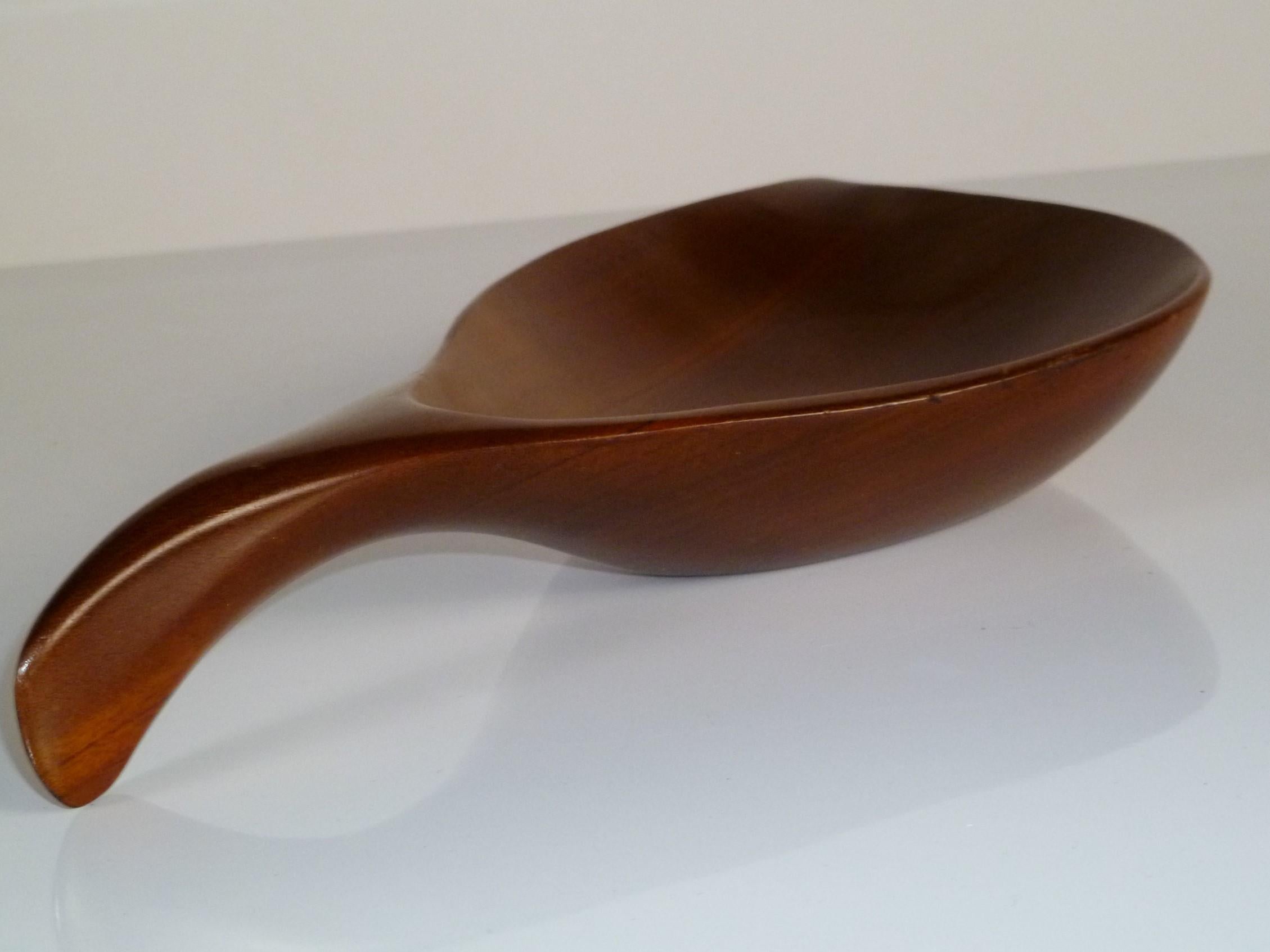 Mid-Century Modern Midcentury Organic Bowl by Emil Milan in Benin Teak