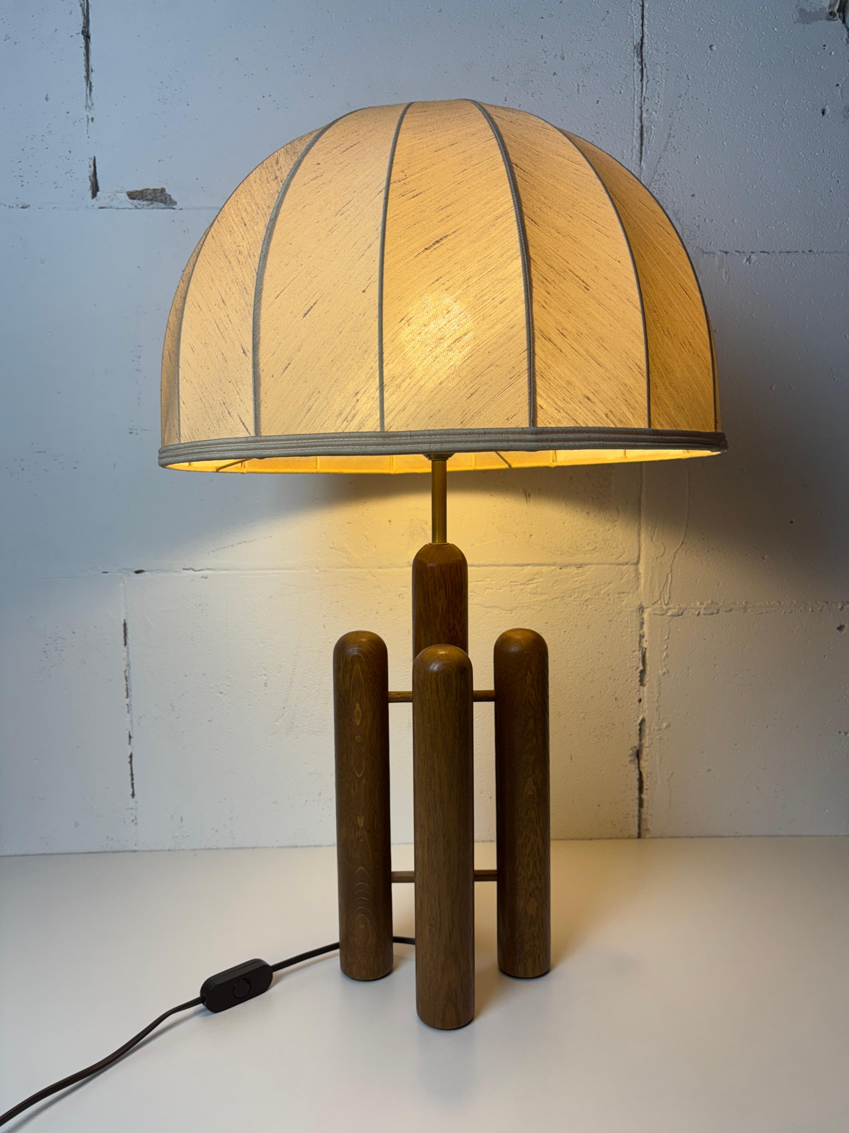 organische skulpturale architektonische Pilz-Tischlampe aus der Mitte des Jahrhunderts von Temde im Angebot 5