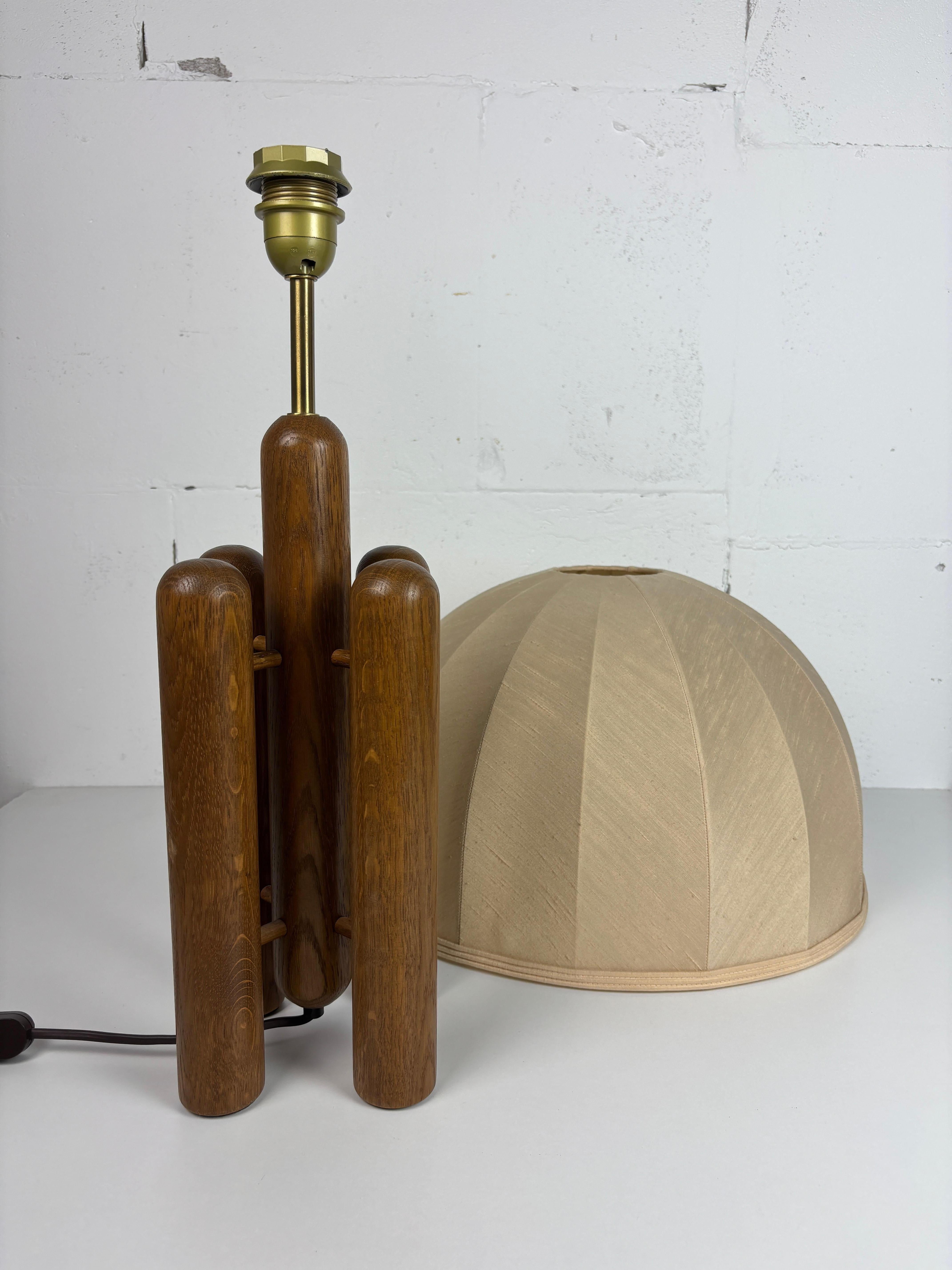 organische skulpturale architektonische Pilz-Tischlampe aus der Mitte des Jahrhunderts von Temde im Angebot 8