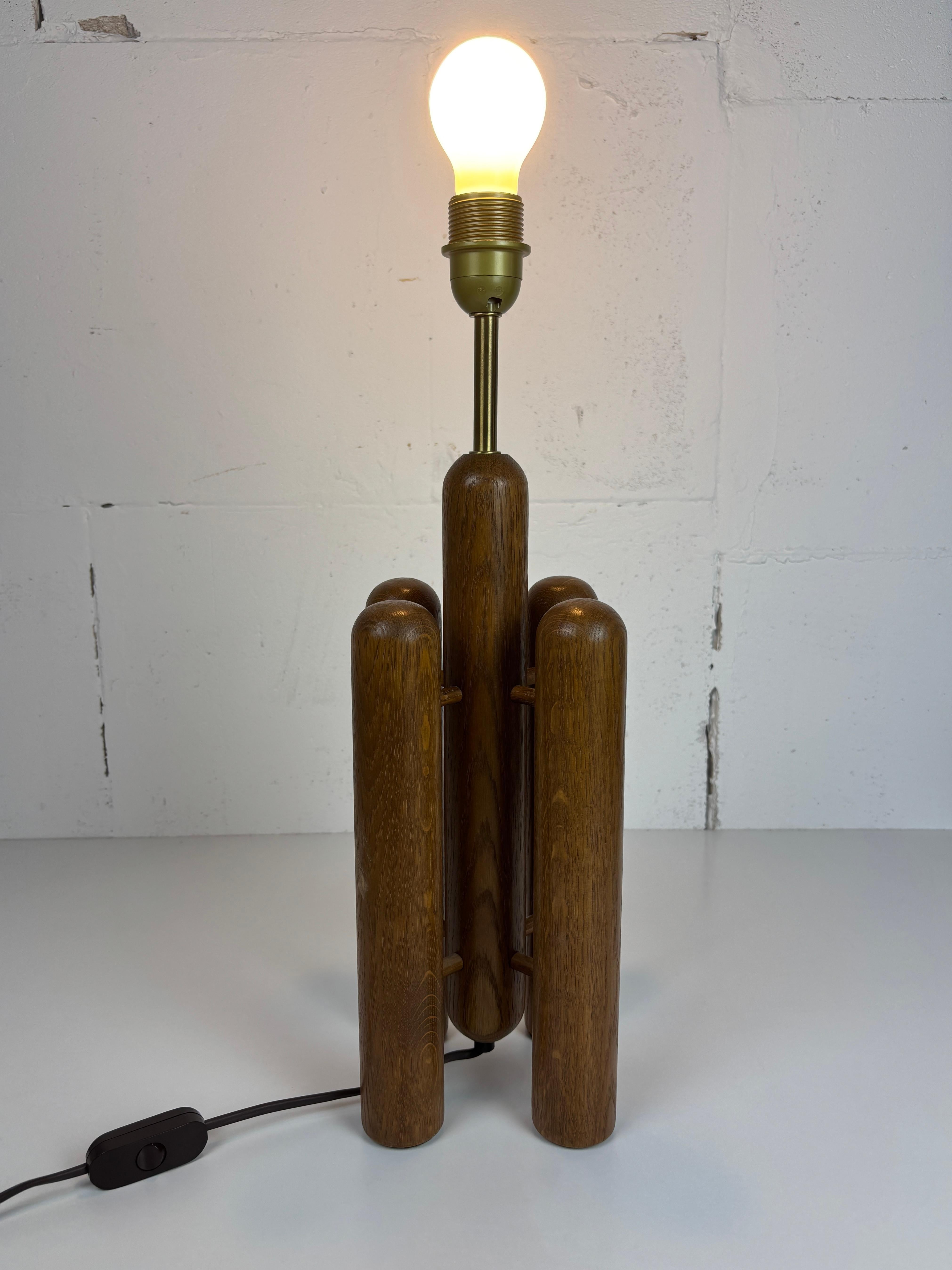 organische skulpturale architektonische Pilz-Tischlampe aus der Mitte des Jahrhunderts von Temde (Schweizerisch) im Angebot