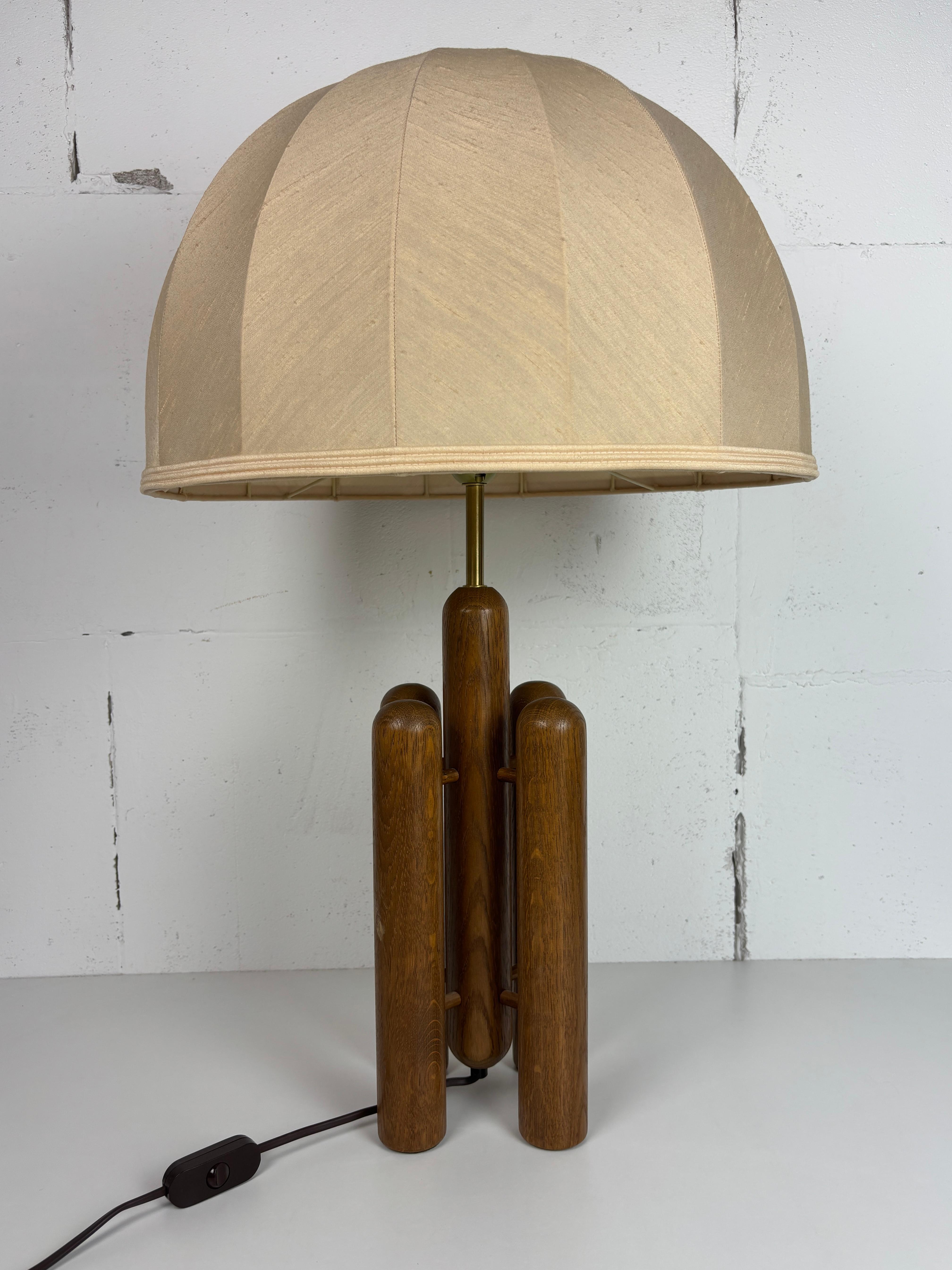 organische skulpturale architektonische Pilz-Tischlampe aus der Mitte des Jahrhunderts von Temde (Ende des 20. Jahrhunderts) im Angebot