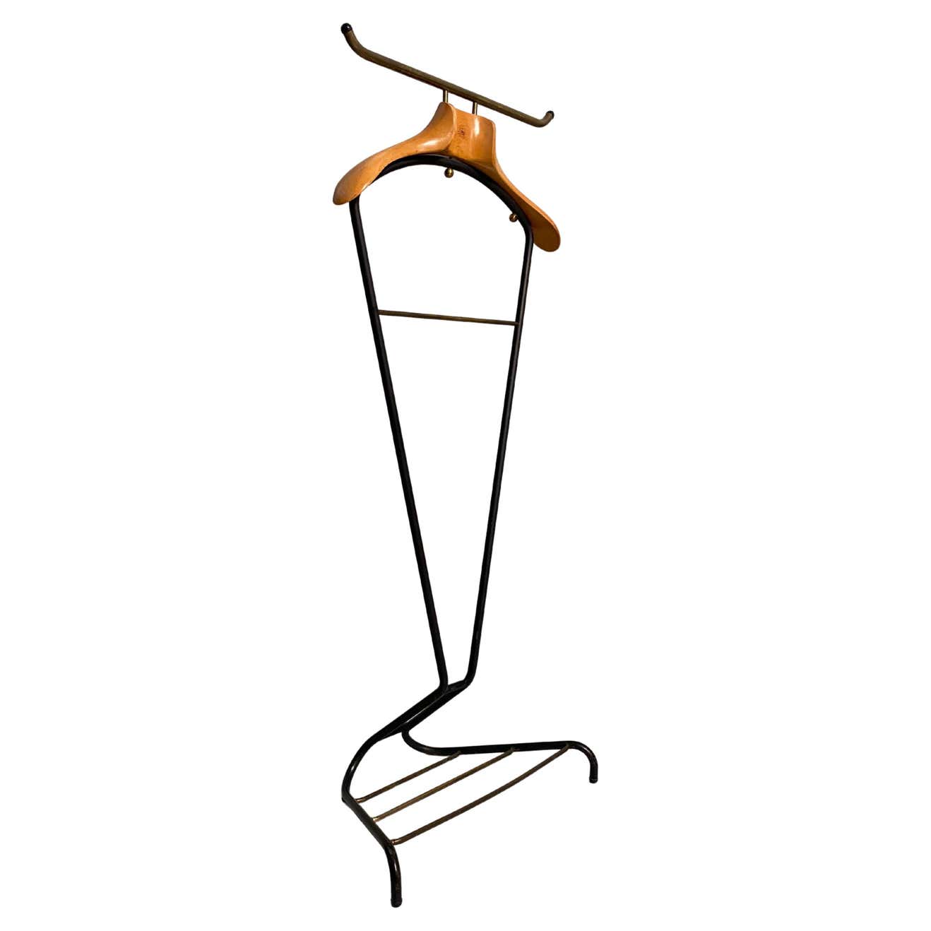 Mid-Century Organic Suit Rack by Fratelli Reguitti 1950 Ca For Sale at ...