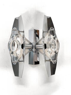 Applique italienne en verre Oscar Torlasco du milieu du siècle dernier pour Stilkronen, années 1960