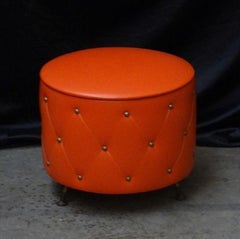 Midcentury Ottoman Stool or Hidden Storage Box, 1960s