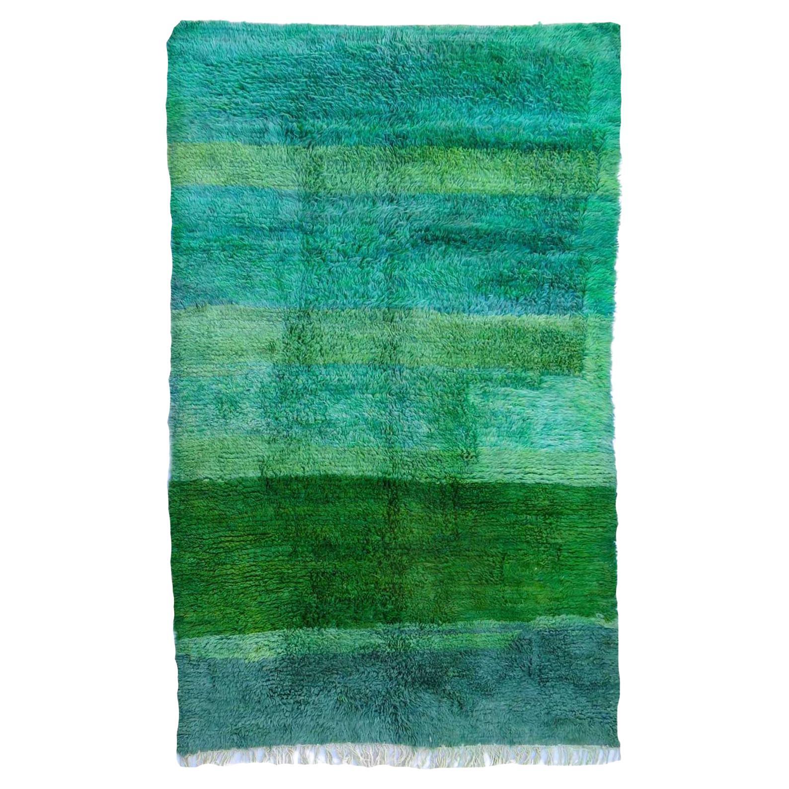 Midcentury Moroccan Oulmes Rug  6'1 X 9'3