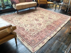 Midcentury Oushak Rug  10' 2" x 8' 2"