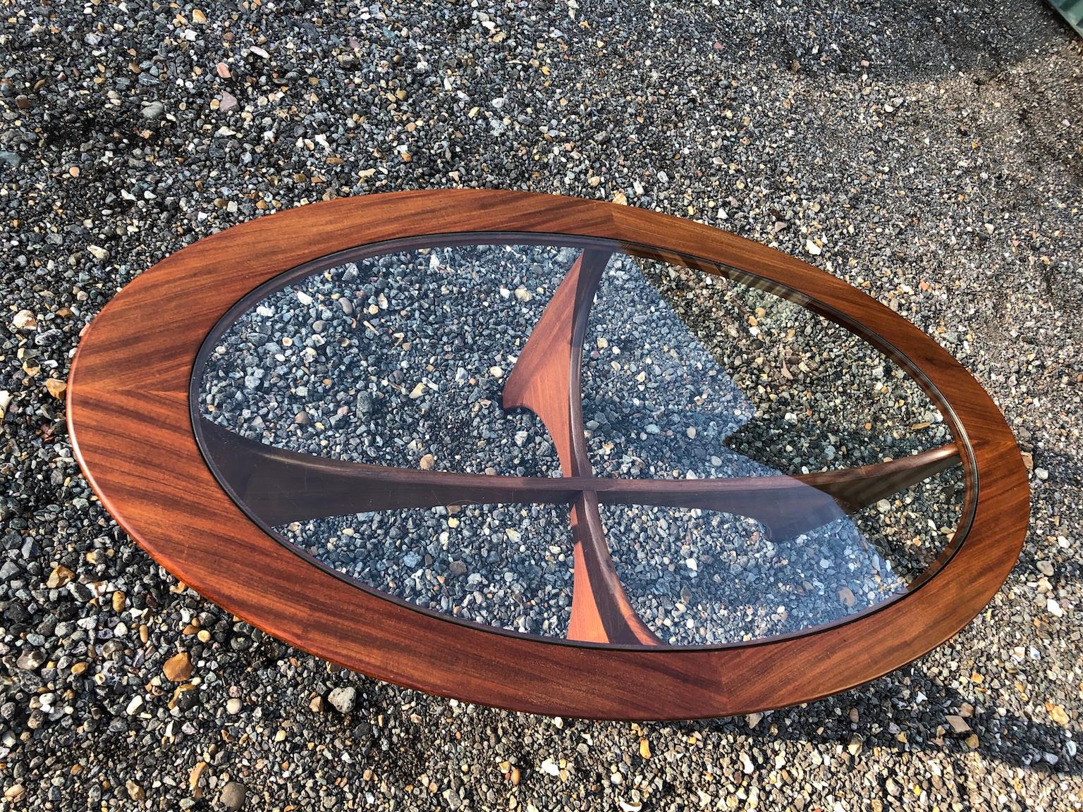 teak coffee table with glass top