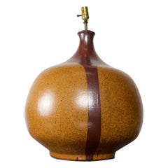 Midcentury Oversized David Cressey Ceramic Vase Table Lamp for Lightolier