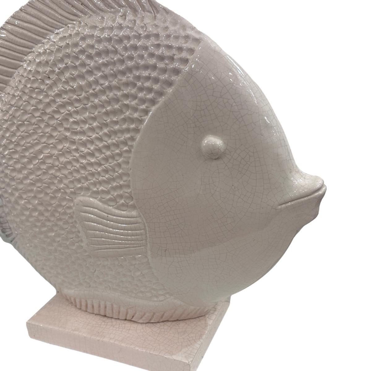 Français Lampe à poisson surdimensionnée du milieu du siècle en vente