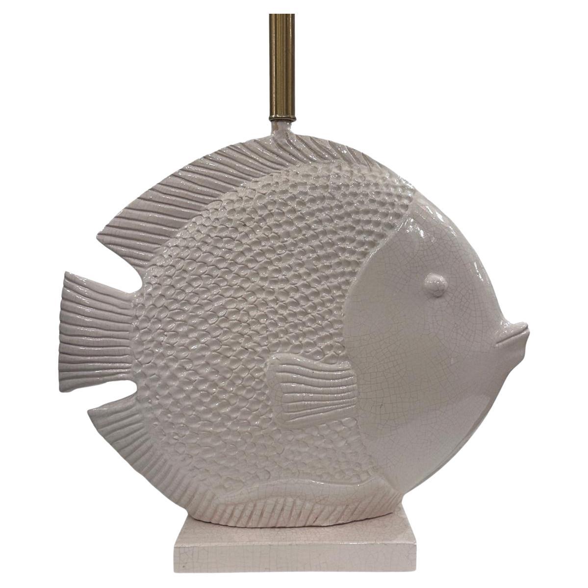 Lampe à poisson surdimensionnée du milieu du siècle en vente