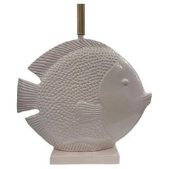 Midcentury Oversized Fish Lamp