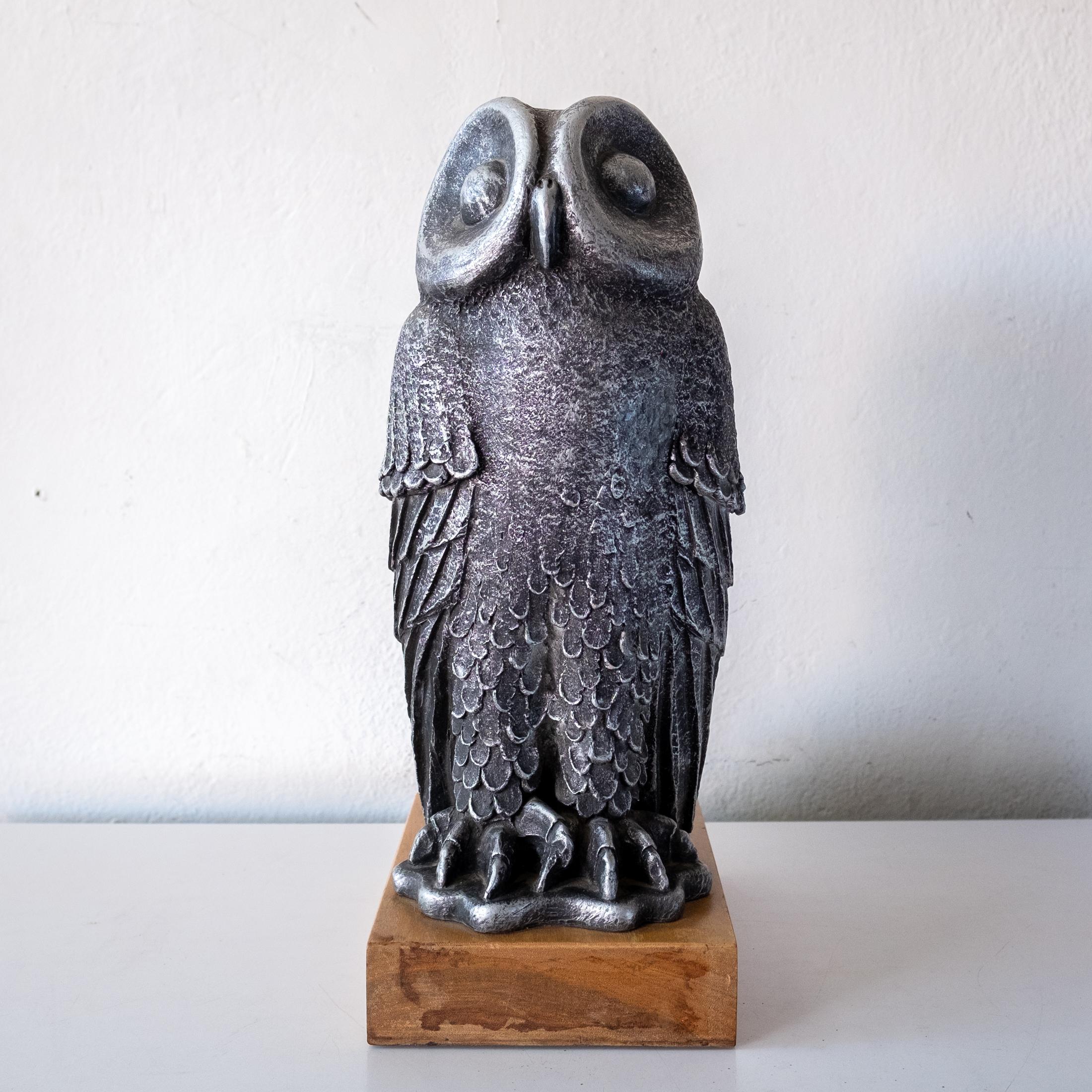 Mid-Century Owl Sculpture by Paul Ballardo, 1970s For Sale 4
