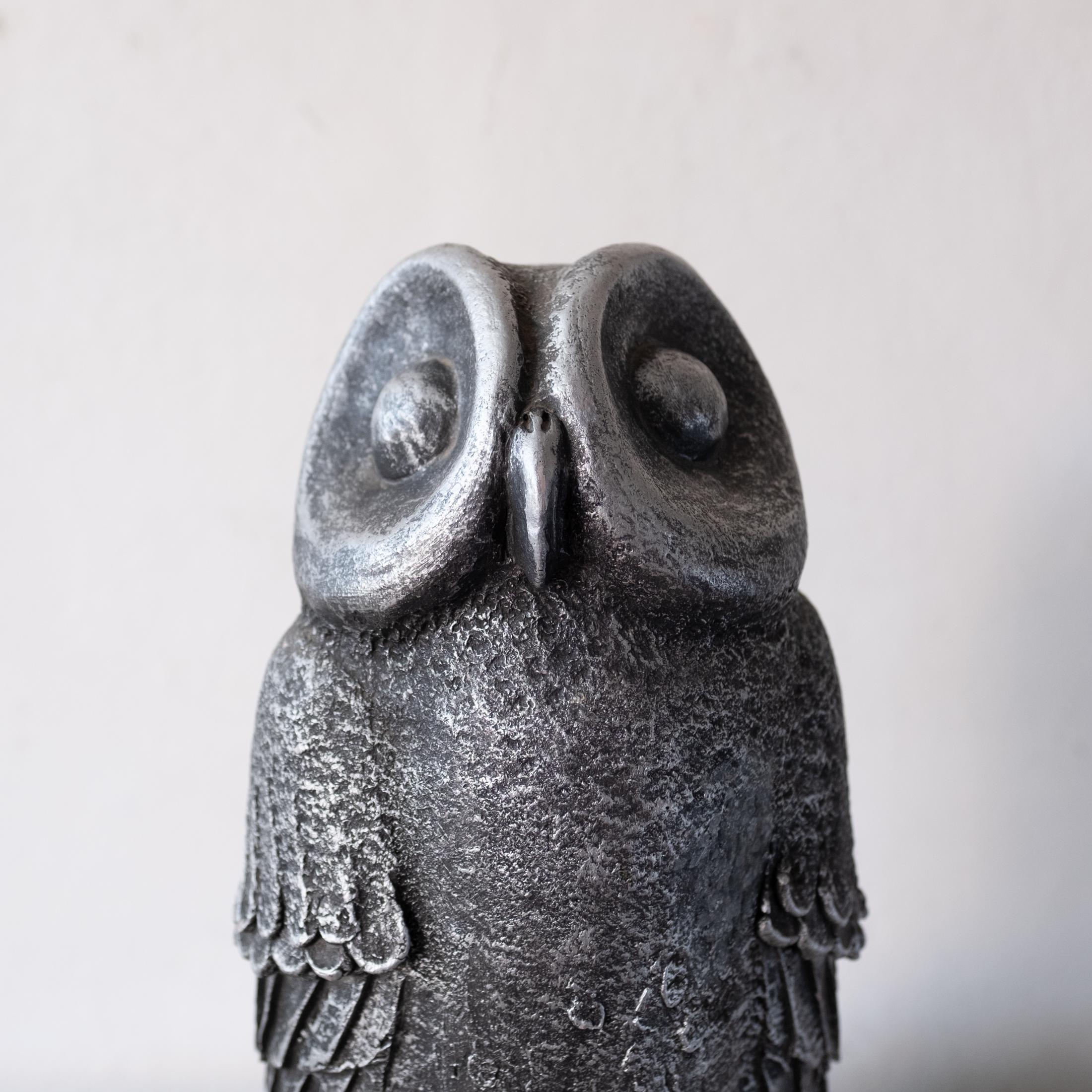 Mid-Century Owl Sculpture by Paul Ballardo, 1970s In Good Condition For Sale In San Diego, CA