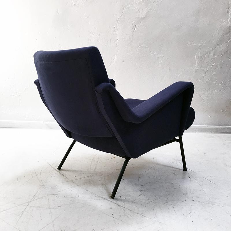 20th Century Midcentury Pair of French 1950s Lounge Chairs by Gérard Guermonprez for Magnani
