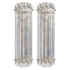 Coppia di lampade da parete italiane del Medioevo, Murano, anni '90