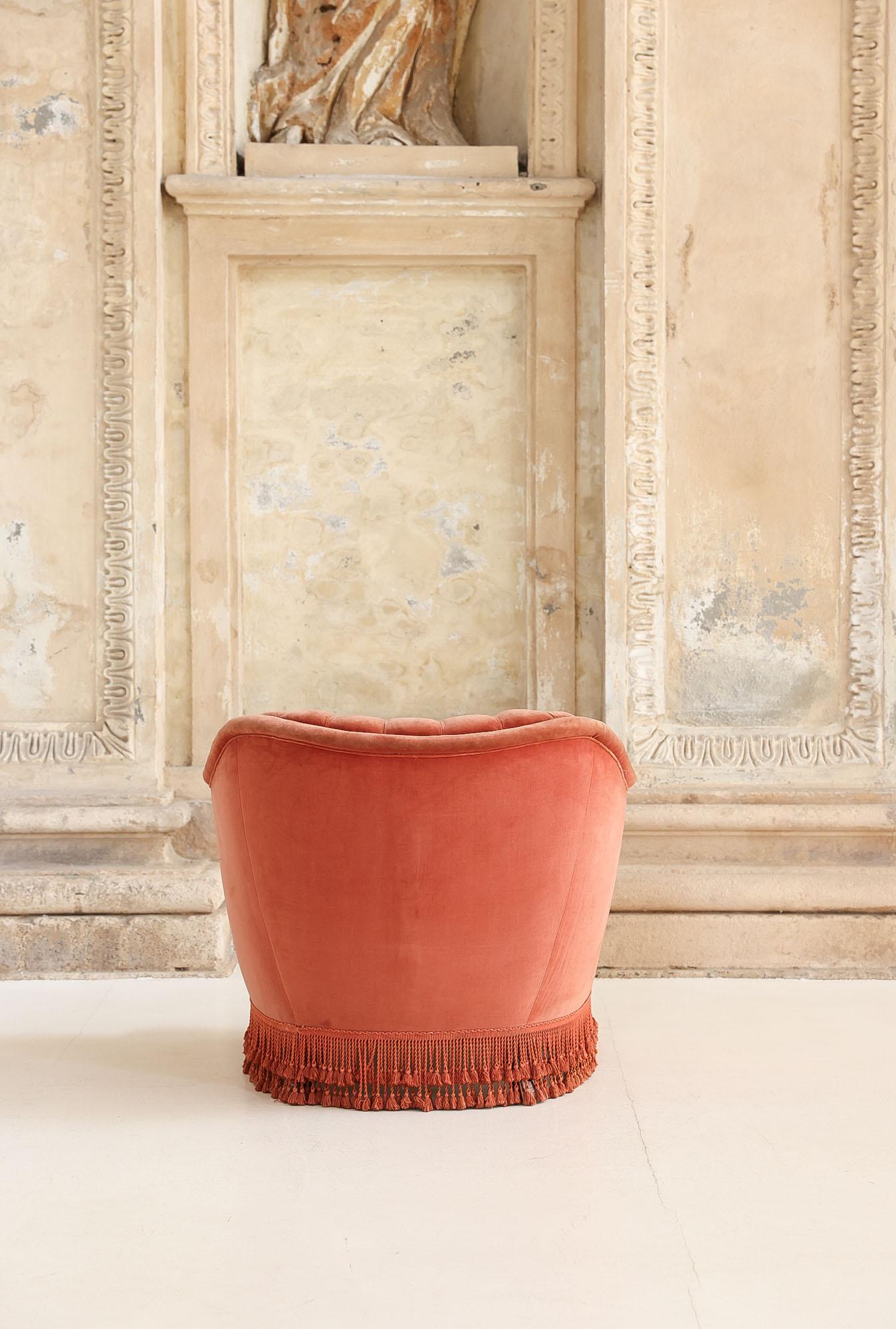 Midcentury pair of armchairs attributed to Gio Ponti and Fede Cheti, Italy 1938 2