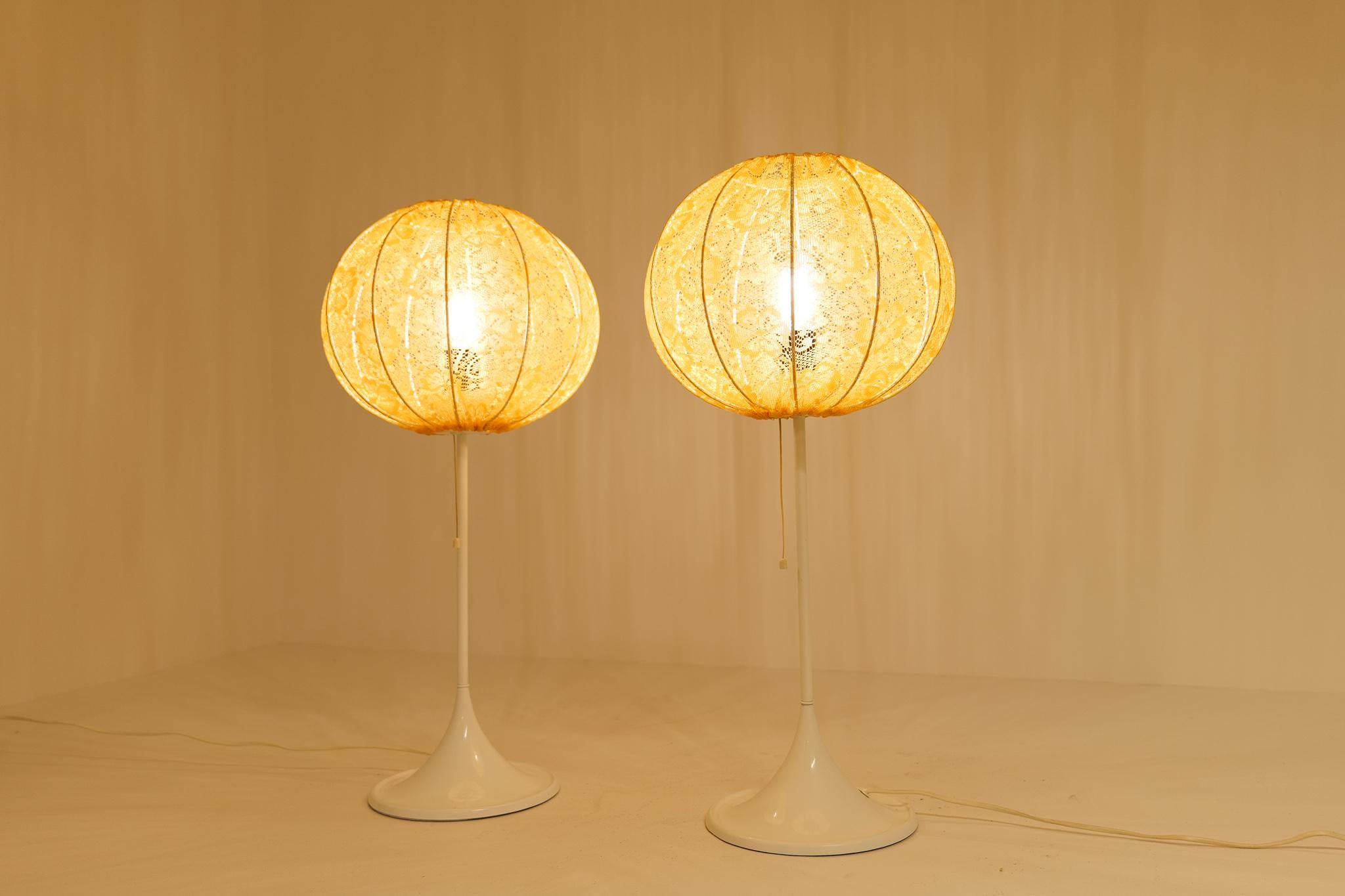 Midcentury Pair of Bergboms B-024 Table Lamps, 1960s, Sweden For Sale 4