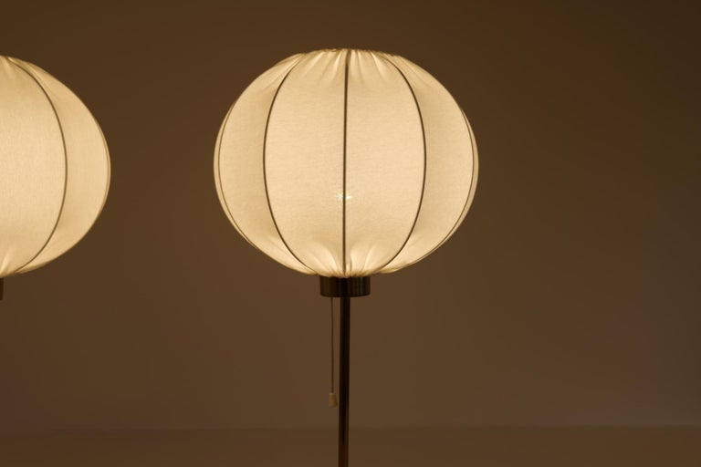 Midcentury Pair of Bergboms B-024 Table Lamps, 1960s, Sweden For Sale 10